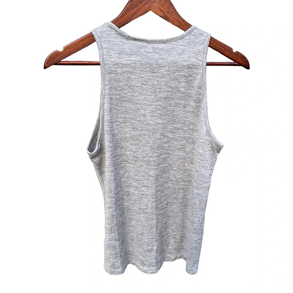 Nike Tank Top Womens XS Grey Dri-FIT One Step Closer To Greatness Pink EXCELLENT